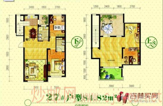 ������ǰ�ǹ���27��¥��84.82ƽ����˫���󷿵�����ס