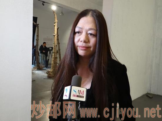 著名艺术家奉家丽接受媒体采访