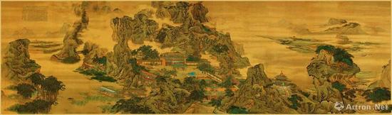 ● 清袁耀《阿旁宫图》