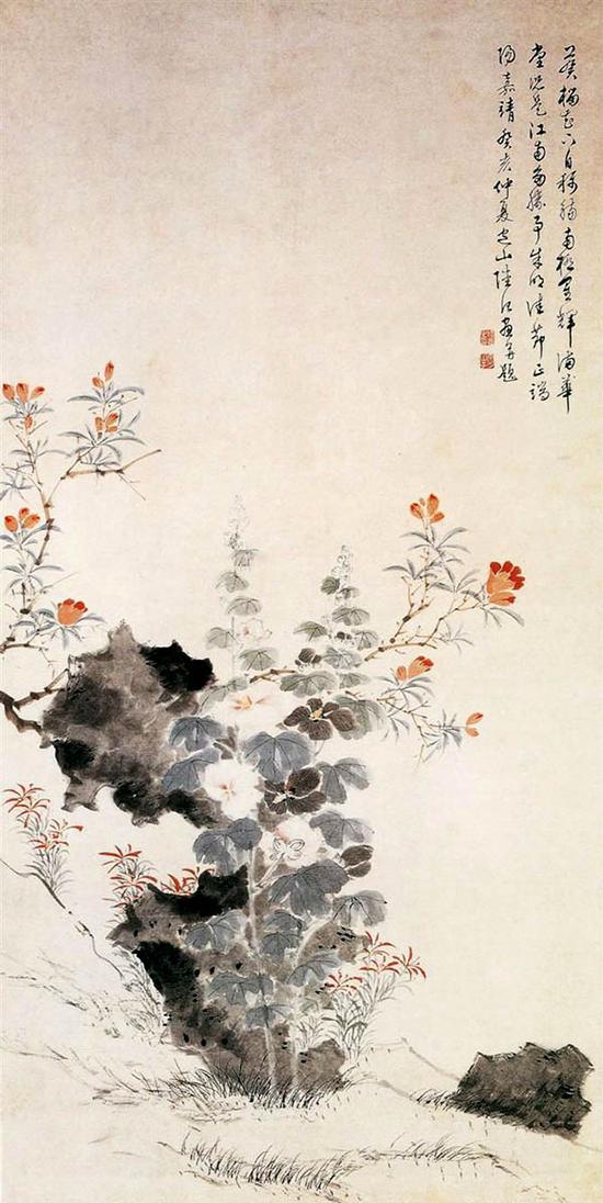 明 陆治绘《端阳即景图》