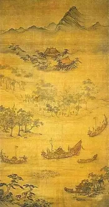 元 吴廷晖绘《龙舟夺标》 台北故宫博物院藏