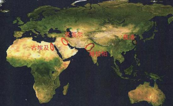 良渚文明同时代的世界早期文明