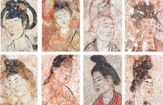 唐壁画仕女形象