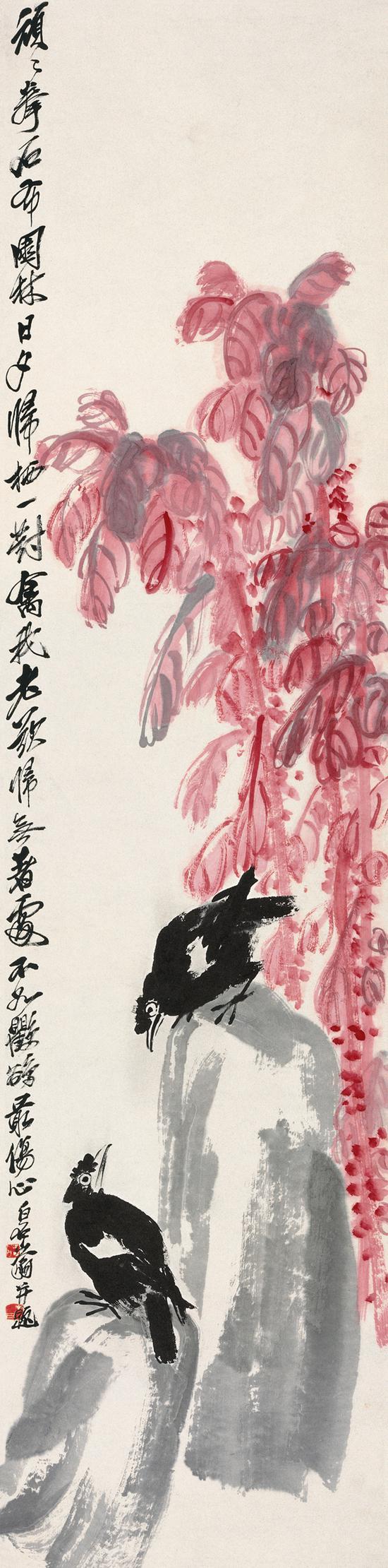 展出的北京画院齐白石藏品
