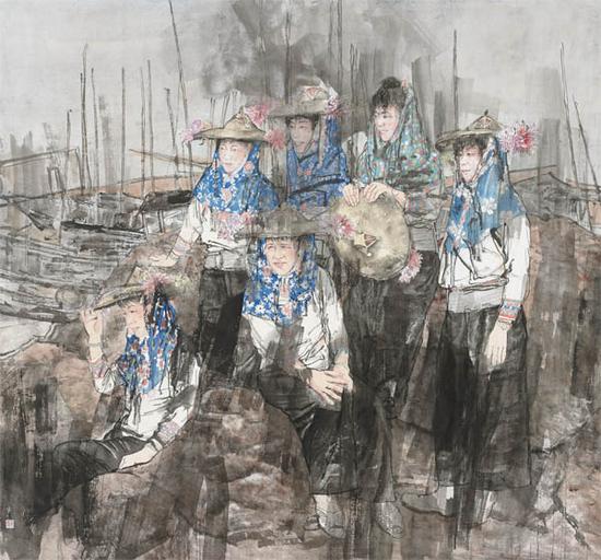 和风 陈枫 190x204cm 2017年