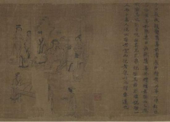 《孝经图》局部