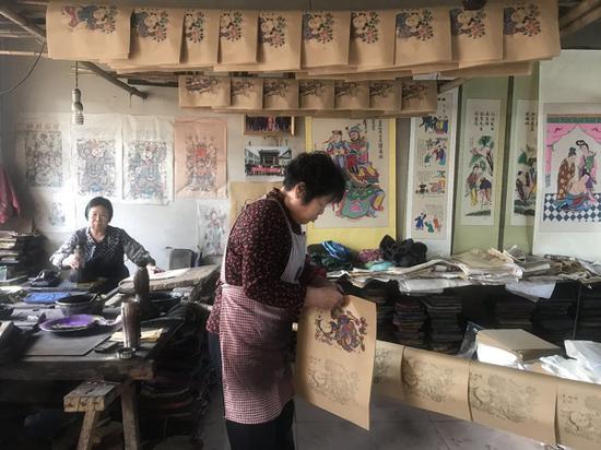 杨家埠年画手工作坊