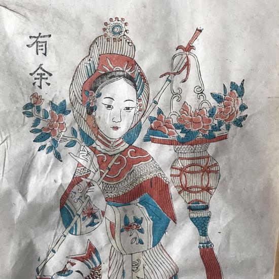 杨家埠年画局部
