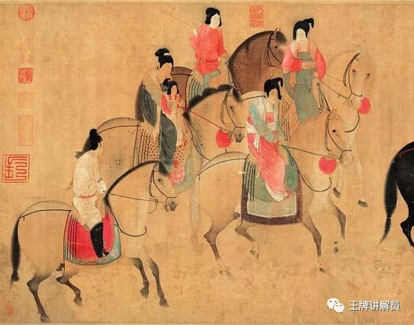 《虢国夫人游春图》是一幅非常漂亮的画。