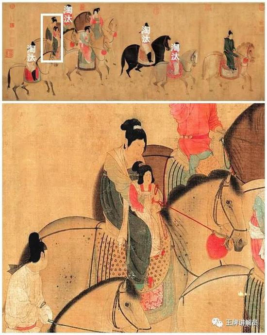 不过,画家对这位成年妇女的描绘堪称全画的神来之笔: